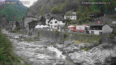 immagine della webcam nei dintorni di Alpe di Mera: webcam Rassa