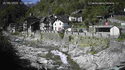 immagine della webcam nei dintorni di Boccioleto: webcam Rassa