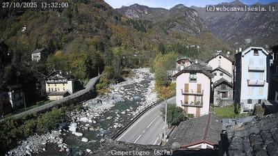 immagine della webcam nei dintorni di Alpe di Mera: webcam Campertogno