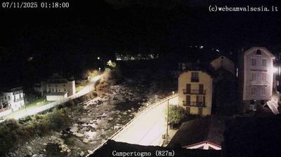 immagine della webcam nei dintorni di Alagna Valsesia: webcam Campertogno