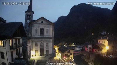immagine della webcam nei dintorni di Rosazza: webcam Campertogno