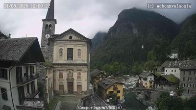 immagine della webcam nei dintorni di Alpe di Mera: webcam Campertogno
