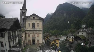immagine della webcam nei dintorni di Alpe di Mera: webcam Campertogno