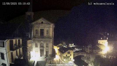 immagine della webcam nei dintorni di Alpe di Mera: webcam Campertogno