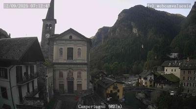 immagine della webcam nei dintorni di Capanna Margherita: webcam Campertogno