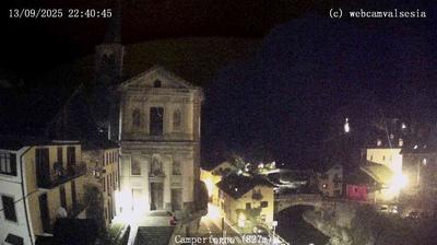 immagine della webcam nei dintorni di Alagna Valsesia: webcam Campertogno