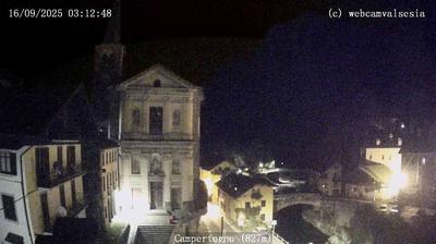 immagine della webcam nei dintorni di Gressoney-Saint-Jean: webcam Campertogno