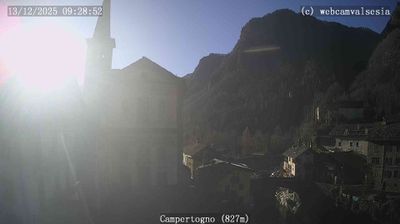 immagine della webcam nei dintorni di Bielmonte: webcam Campertogno