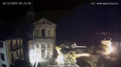 immagine della webcam nei dintorni di Gressoney-Saint-Jean: webcam Campertogno