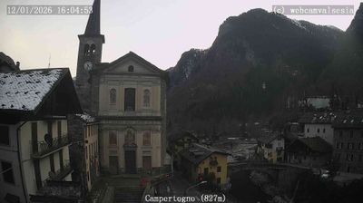 immagine della webcam nei dintorni di Alagna Valsesia: webcam Campertogno