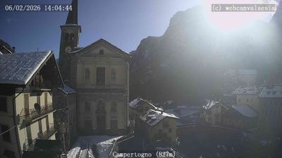 immagine della webcam nei dintorni di Rosazza: webcam Campertogno