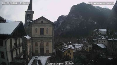 immagine della webcam nei dintorni di Punta Indren: webcam Campertogno