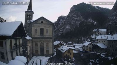 immagine della webcam nei dintorni di Alagna Valsesia: webcam Campertogno