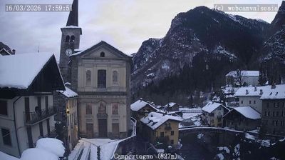 immagine della webcam nei dintorni di Capanna Margherita: webcam Campertogno