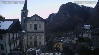 immagine della webcam nei dintorni di Carcoforo: webcam Campertogno