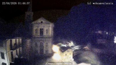 immagine della webcam nei dintorni di Punta Indren: webcam Campertogno