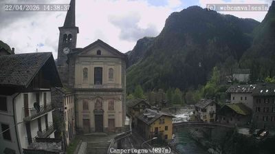 immagine della webcam nei dintorni di Macugnaga: webcam Campertogno