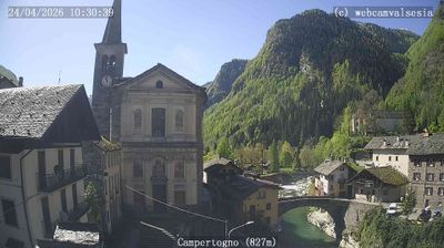 immagine della webcam nei dintorni di Varallo: webcam Campertogno