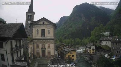 immagine della webcam nei dintorni di Piode: webcam Campertogno