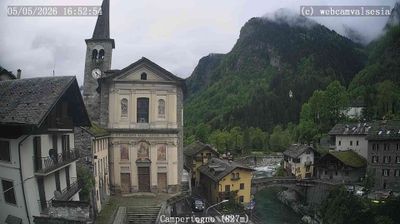 immagine della webcam nei dintorni di Alagna Valsesia: webcam Campertogno