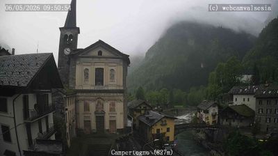 immagine della webcam nei dintorni di Gressoney-la-Trinitè: webcam Campertogno