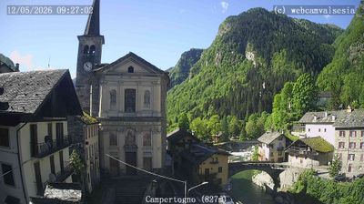 immagine della webcam nei dintorni di Rosazza: webcam Campertogno