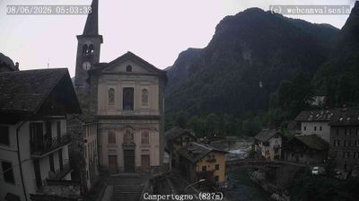 immagine della webcam nei dintorni di Macugnaga: webcam Campertogno