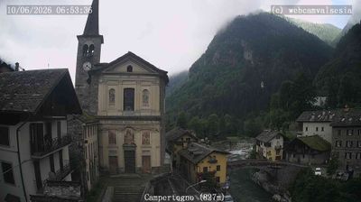 immagine della webcam nei dintorni di Varallo: webcam Campertogno