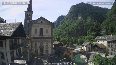 immagine della webcam nei dintorni di Scopello: webcam Campertogno