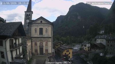 immagine della webcam nei dintorni di Bielmonte: webcam Campertogno