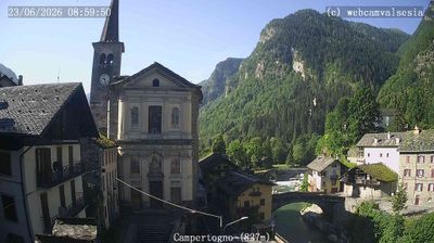 immagine della webcam nei dintorni di Rassa: webcam Campertogno