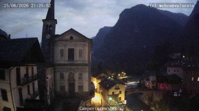 immagine della webcam nei dintorni di Gressoney-la-Trinitè: webcam Campertogno
