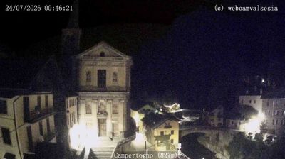 immagine della webcam nei dintorni di Punta Indren: webcam Campertogno