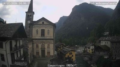 immagine della webcam nei dintorni di Riva Valdobbia: webcam Campertogno