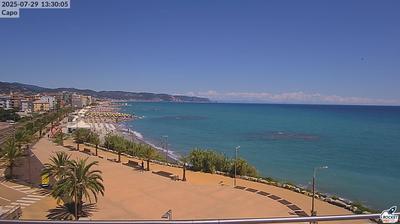 immagine della webcam nei dintorni di Finale Ligure: webcam Borghetto Santo Spirito