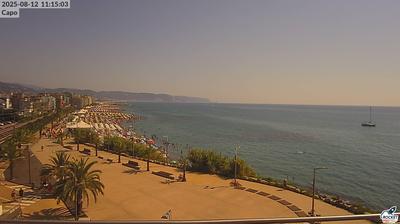immagine della webcam nei dintorni di Giardini: webcam Borghetto Santo Spirito