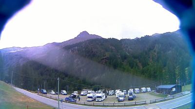 immagine della webcam nei dintorni di Cervinia Cime Bianche Laghi: webcam Staffal