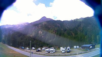 immagine della webcam nei dintorni di Cervinia Plateau Rosa: webcam Staffal