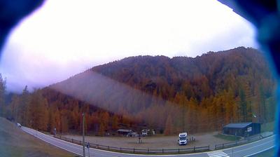 immagine della webcam nei dintorni di Cervinia Plateau Rosa: webcam Staffal