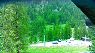 immagine della webcam nei dintorni di Cervinia Plateau Rosa: webcam Staffal