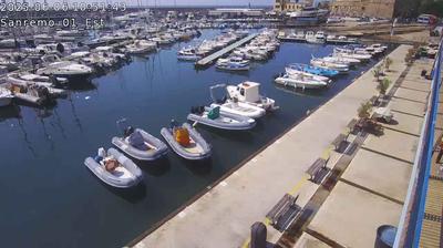 Preview delle webcam di Sanremo › Est: Porto Vecchio - Sanremo Mare