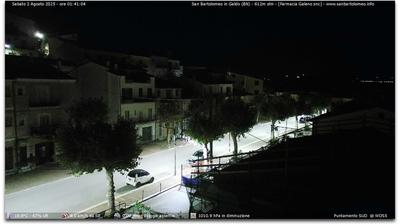 immagine della webcam nei dintorni di Ariano Irpino: webcam San Bartolomeo in Galdo