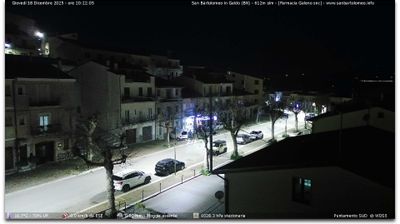 immagine della webcam nei dintorni di Castelluccio Valmaggiore: webcam San Bartolomeo in Galdo