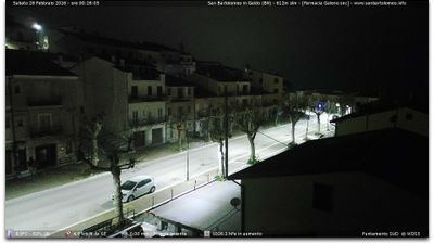 immagine della webcam nei dintorni di Castelluccio Valmaggiore: webcam San Bartolomeo in Galdo