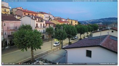 immagine della webcam nei dintorni di Ariano Irpino: webcam San Bartolomeo in Galdo