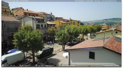 immagine della webcam nei dintorni di Castelluccio Valmaggiore: webcam San Bartolomeo in Galdo