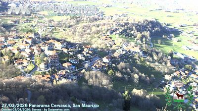 immagine della webcam nei dintorni di Sant'Anna di Valdieri: webcam Cervasca