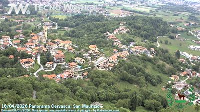 immagine della webcam nei dintorni di Castelmagno: webcam Cervasca