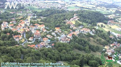 immagine della webcam nei dintorni di Sant'Anna di Vinadio: webcam Cervasca