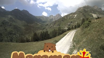 immagine della webcam nei dintorni di Sampeyre: webcam Castelmagno